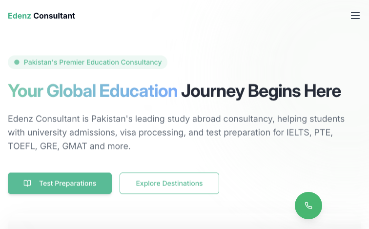 Edenz Consultant website